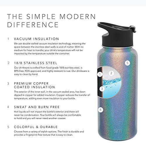 image for Simple Modern 18 Ounce Summit Sports Water Bottle - Travel Mug Stainle