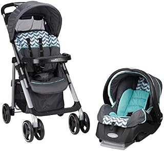 Evenflo Vive Travel System with Embrace, Spearmint Spree