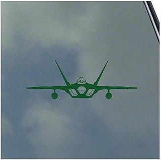 F-22 Raptor Pilot Front with Fuel Tanks Vinyl Sticker Decal USA Air Force Veteran