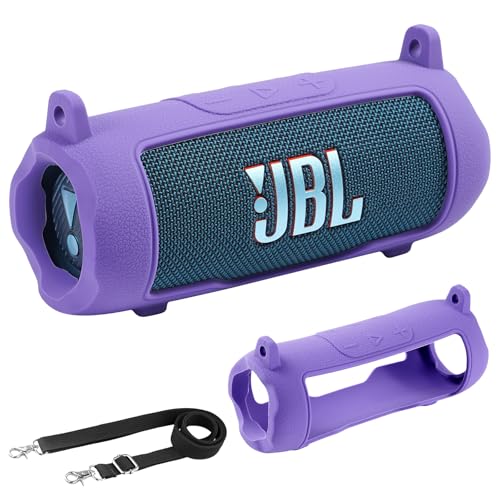 AONKE �V���R���J�o�[ JBL Flip 7 �h���|�[�^�u���X�s�[�J�[�Ή� �V�����_�[�X�g���b�v�t�� (�p�[�v��)