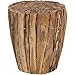 Sterling Home Teak Branch stool, brown
