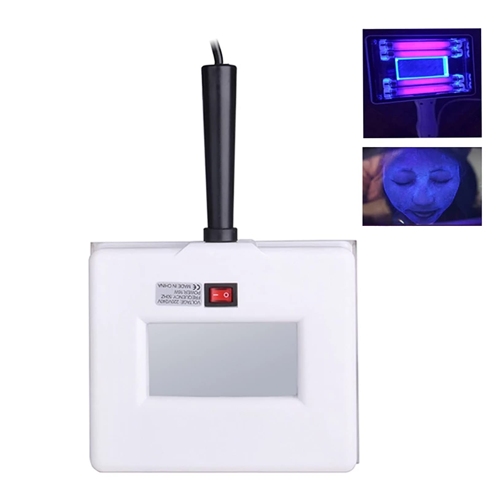 Analizador De Piel con Lámpara De Woods, Detector De Piel Ultravioleta De Luz Fría Portátil, Utilizado para Detectar Leucoplasia Invisible, Tiña Versicolor, Vitíligo, Hongos De Mascotas