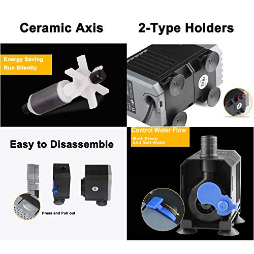Miniatura 2 de Bomba Sumergible Para Pecera O Acuario,Sunsun Chj-3000 55w 3000l H, Submersible Pump Fish Tank De Agua Sumergible, Acuario, Water Strider Ac220-240v Acuario Fuentes Estanque Sistemas Hidropónicos