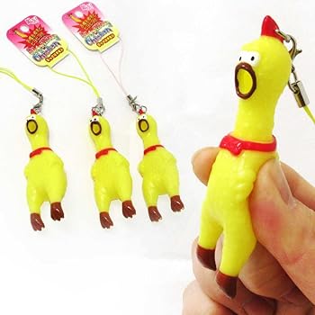 Amazon.co.jp: びっくりチキンストラップ お得な3個セット : ホーム
