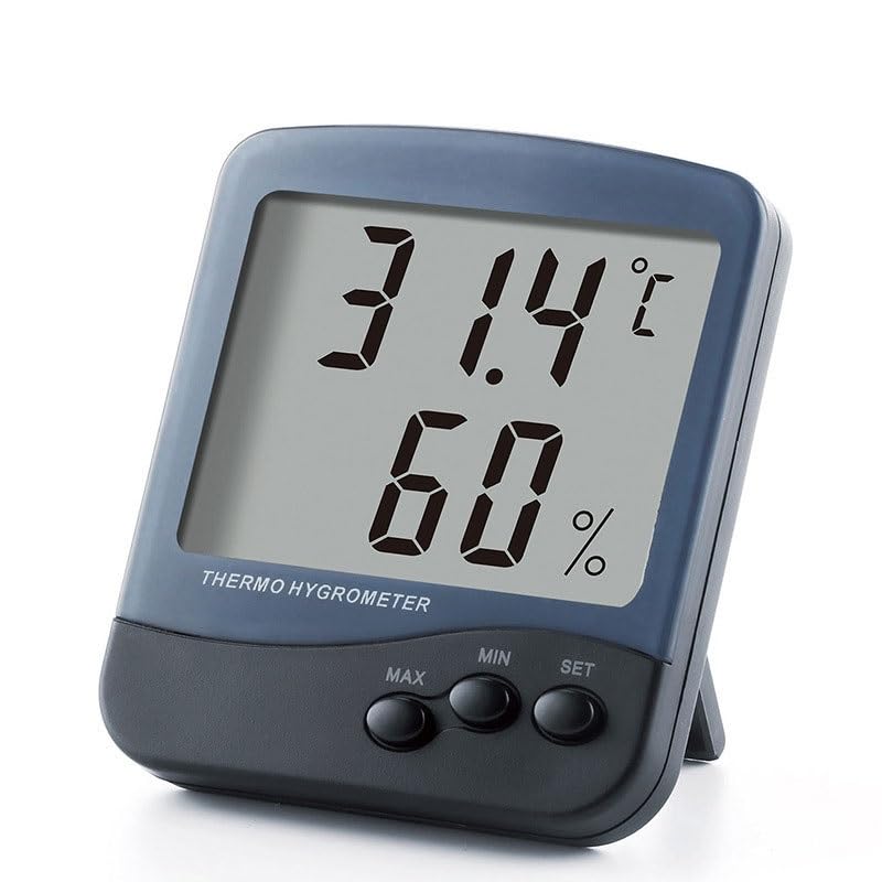 ABS Indoor Digital Temperature Humidity Meter Measuring Instrument Detector