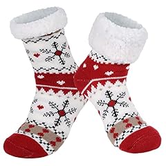 1 Pair Red Cute Snowflake