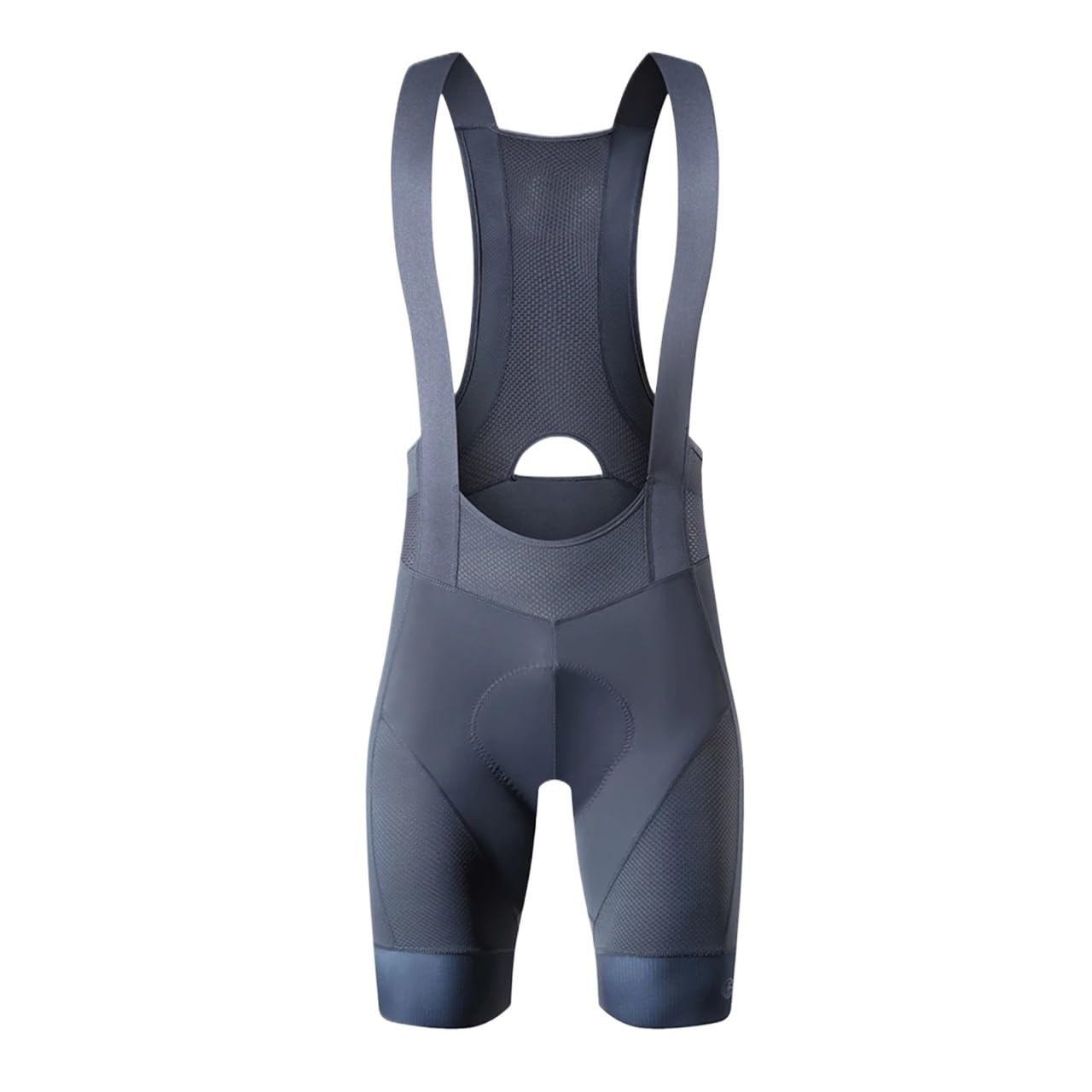 Giyxhu Men's Grey Cycling Bib Shorts Cycling Bib Shorts Outdoor Wear Bike Ride 6 Hours Padded Riding Tights Bicycle Clothing Short(,L)