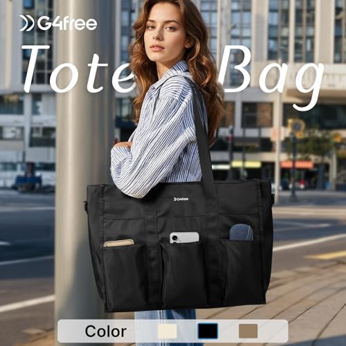 Bolso Tote para mujer con múltiples compartimentos miniatura 3