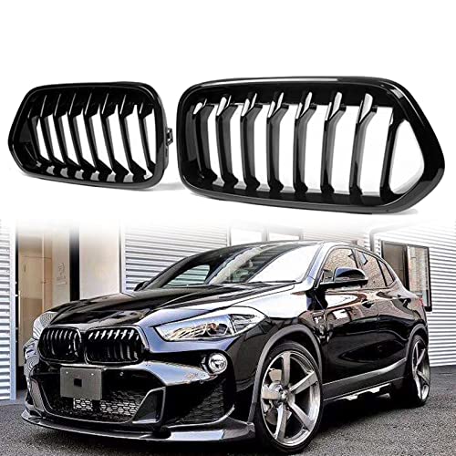 Grille de rein pare-chocs BMW F39 X2 de rechange noir mat xDrive 18-21