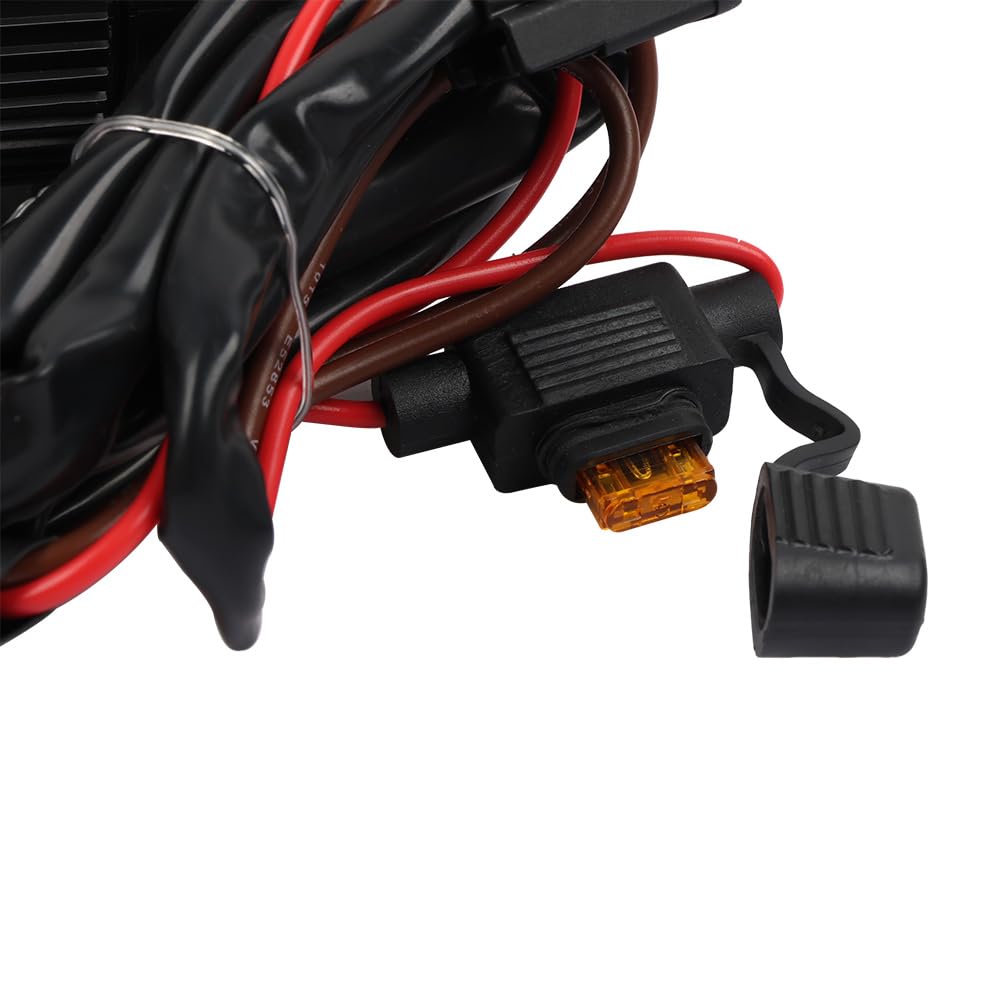 Nuovo Caricatore Dual USB 5V Presa Adattatore Relè Spina di Ricarica Compatibile con XL750 XL 750 Transalp 2023 2024 CRF300L CRF250L Rally CRF 300L 250 L CRF 1000L Africa Twin NT1100