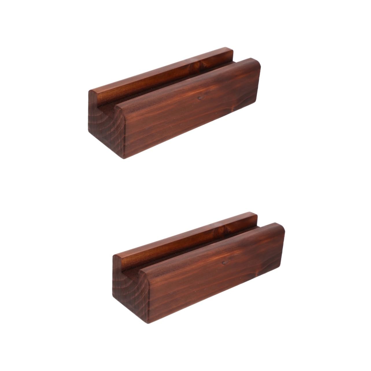 PRETYZOOM Lot De 2 Miroirs sur Pied Pleine Longueur en Bois pour Salon Présentoir Dœuvres