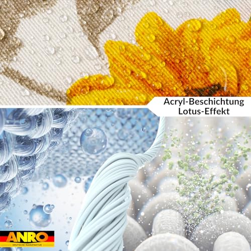 Nappe extérieure pour table ovale à motif tournesol jaune
