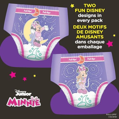 Pull-Ups Girls Potty Training Underwear, Easy Open Training Pants 3T-4T, Pull-Ups Night-Time for Toddlers, 60 ct, Giga Pack — view 8