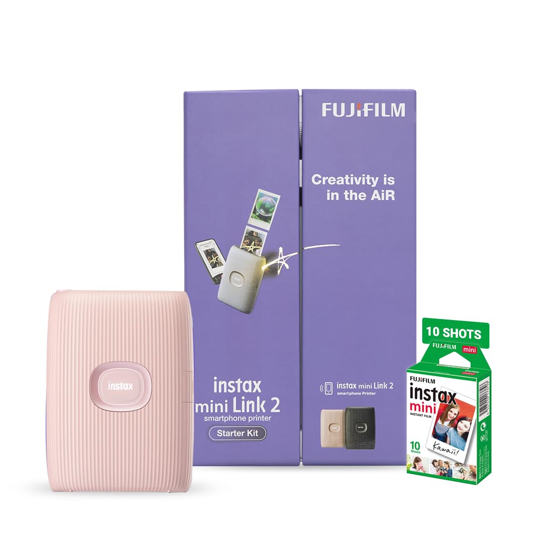 Amazon.in: Buy Fujifilm Instax Mini Link 2 Starter Kit - Soft Pink 
