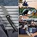 SENCUT Crowley Pocket Knife Button Lock Folding Knife for EDC, Black Micarta Handle Stonewashed D2 Blade Foldable Knife with Clip, Everyday Carry Knife for Men Women, Indoor Outdoor Gift S21012-2