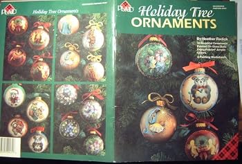 Paperback Holiday Tree Ornaments: 16 Beautiful Ornaments Painted on Glass Balls Using Acrylic Colors Book
