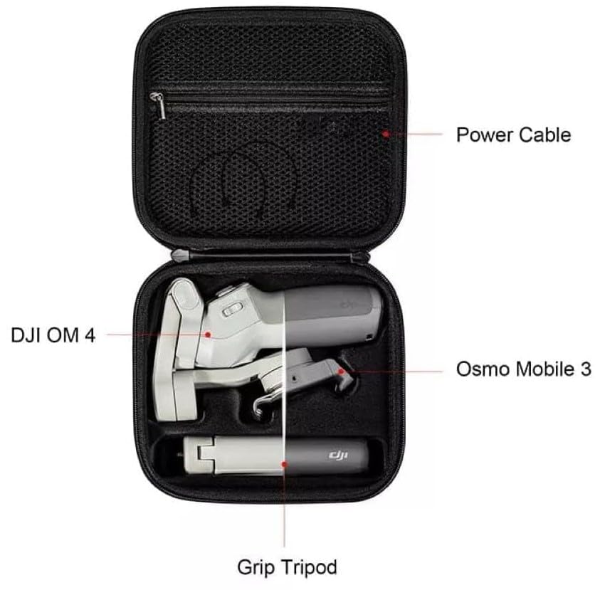 Image of Careflection || Carrying case for Om 4 Compatible with DJI Om 4 / Om 4 SE /DJI Osmo 3 Bag Mobile Gimbal Carry case