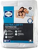 Sealy Ultra Lofty Mattress Pad Queen White