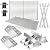 Grill Parts Kit for Weber Genesis 300 330 Series Genesis E330 E310 S310 S330 EP330 S320 E320 EP-310 EP-320 Grill Parts, Stainless Steel Genesis Grates Flavorizer Bars Grill Parts Kit, 4Pcs Burner Tube