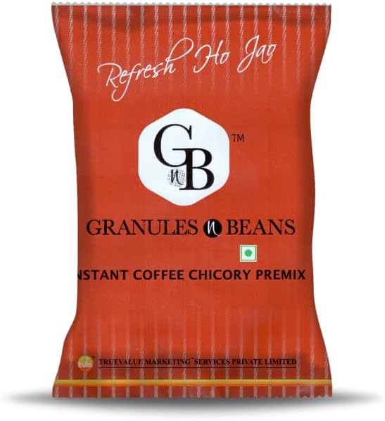 Granules n Beans Instant Coffee Chicory Premix (Low Sugar) – 1kg | Low Sugar Blend
