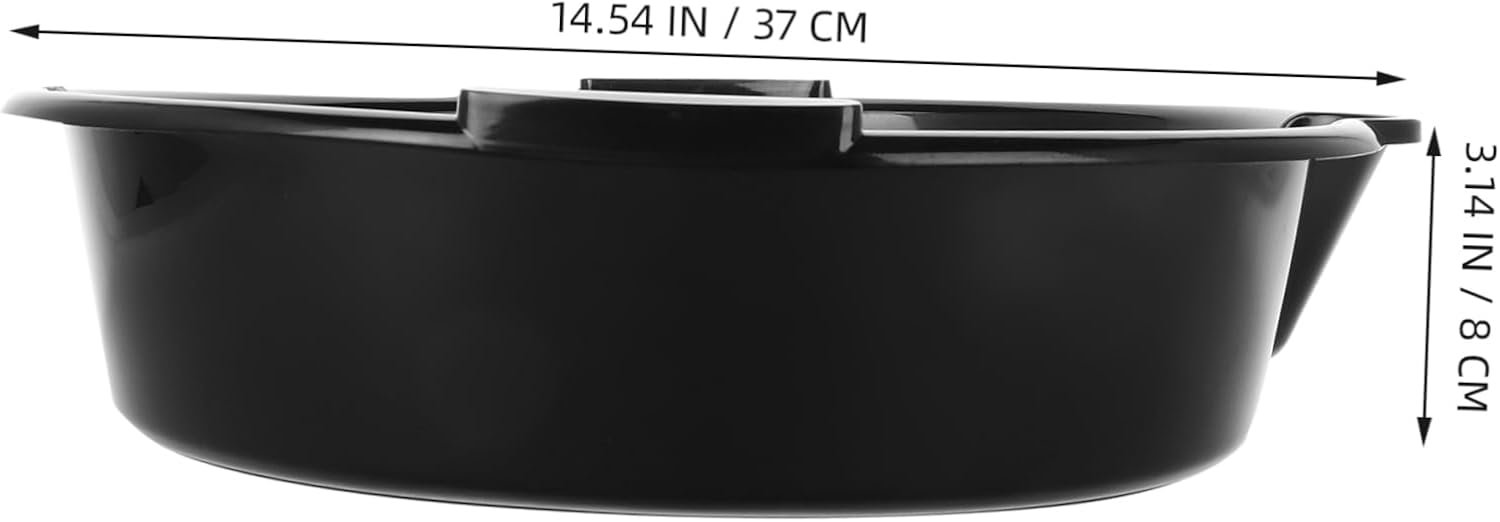 Cabilock Oil Drain Pan Tray Durable Waste for Automotive Repairs Leak Design Capacity for Easy Oil Collection During Oil Changes