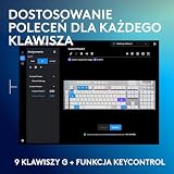 Logitech G G915 X Przeznaczona do gier bezprzewodowa klawiatura o płaskim profilu z technologią LIGHTSPEED, brązowe przełączniki sprężynujące GL Brown — PC/Mac, QWERTY układ US international - Biały