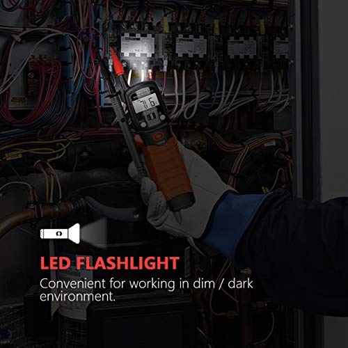 Digital Pen Multimeter Ac Dc 600V Voltmeter, 60M Ohm Resistance Meter, With Backlit Screen, Continuity Test Auto Power Off Electric Dmm Tester(Btmeter Bt-38B) #TOP5