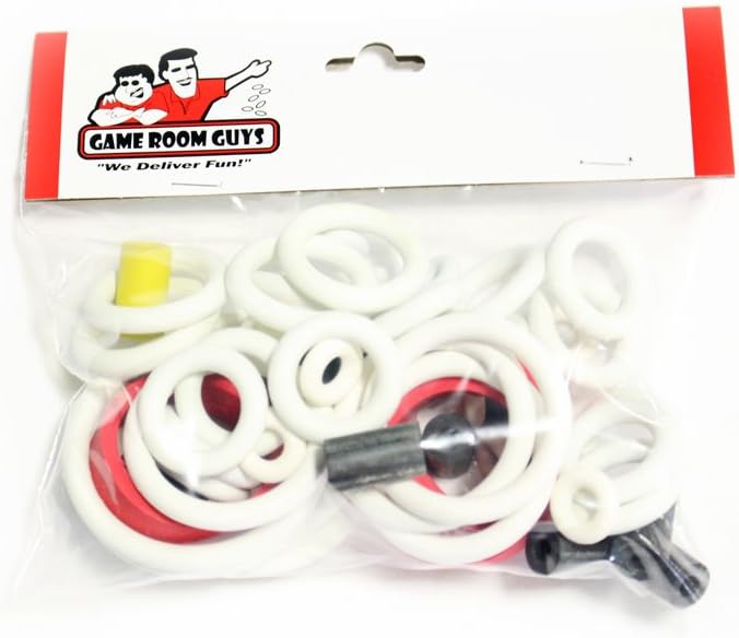 Game Room Guys Williams Pinball White Rubber Ring Kit Compatible with Flintstones Pinball Machine