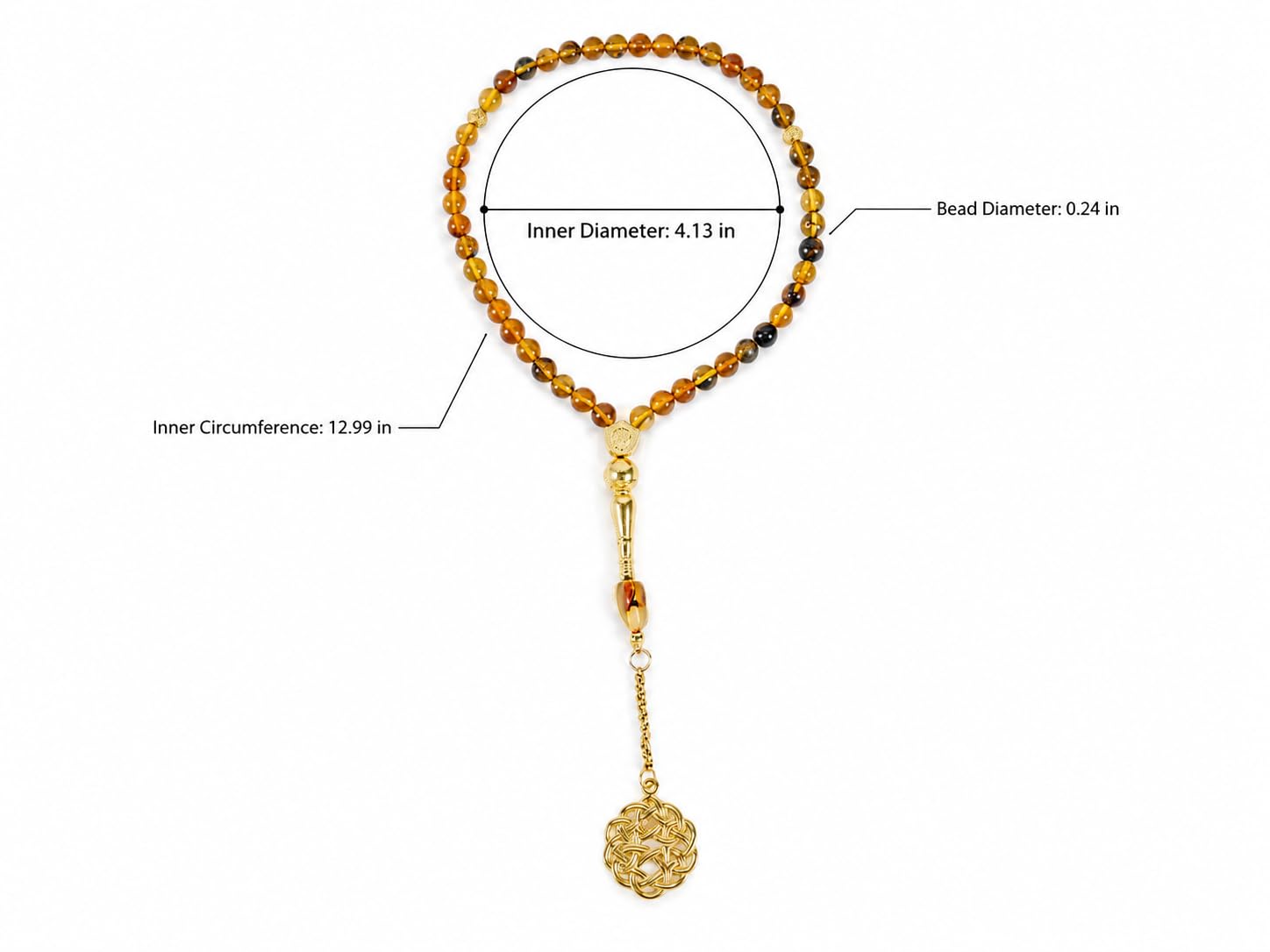 1 szt. Natural Amber Tasbih 45 Beads Misbaha Tesbih, ręcznie wykonane gładkie muzułmańskie koraliki z licznikiem i certyfikatami, pudełko prezentowe, Ramadan Eid Hajj Umrah prezent dla mężczyzn