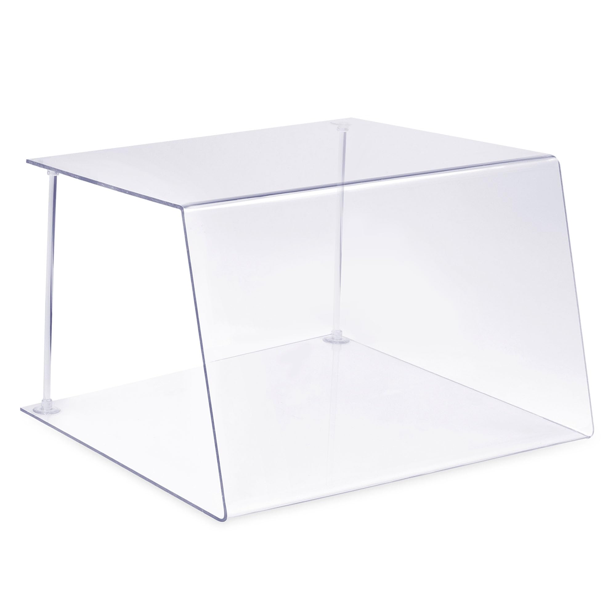 A+H Vitrine de Protection Alimentaire Type1 - Comptoir à Pâtisseries Gastronomique en PETG - Longueur 60 cm Épaisseur 4 mm