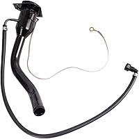 Vista 47 de TRQ Cuello de llenado de depósito de combustible negro compatible con Toyota Sienna 2004-2010