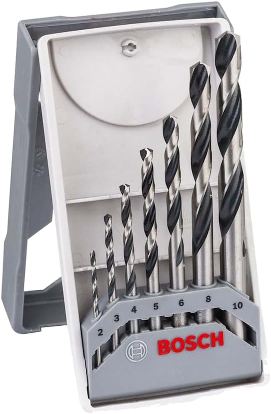 Bosch Drill Bit, Grey, 7 Pieces