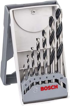 Bosch Drill Bit, Grey, 7 Pieces