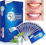 Teeth Whitening Strip, Professional Effects Enamel Safe 5D White Strips for Teeth Whitening Dental T