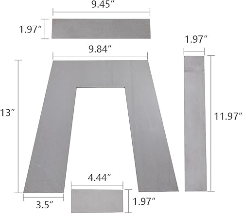 Miniatura 3 de G-PLUS Kit de muesca de escalón C de 10 pulgadas de altura para camión debajo de la cama de 10.0 in de ancho