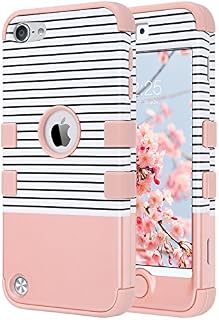 ULAK iPod Touch 7 Case, iPod Touch 6 Case, Heavy Duty Shockproof Protective