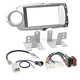 Original Carmedio Plug & Play Autoradioeinbauset für Alpine Blaupunkt Clarion Panasonic Pioneer JVC Kenwood Sony oder Zenec Autoradio