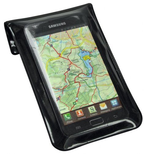 Preisvergleich Produktbild Phone Bag M Klickfix mit Adapter transp. / schwarz mit Drehkupplung