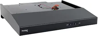 RecPro RV Range Hood with Charcoal Filter & LED Light, Black