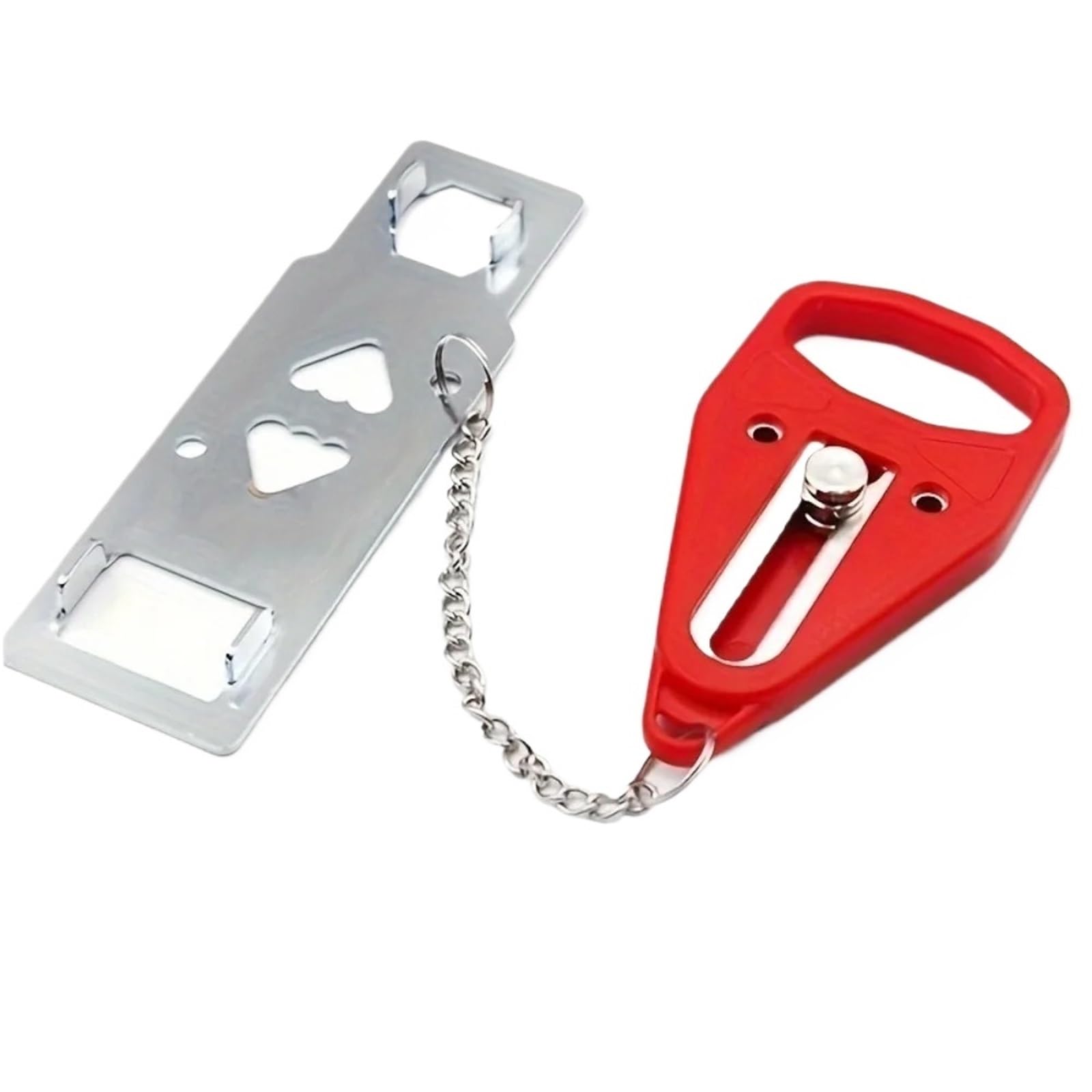 Mdsrfgn Women's Red Portable Security Door Lock Portable Security Door Lock For Travel And Hotel(,5Pcs)
