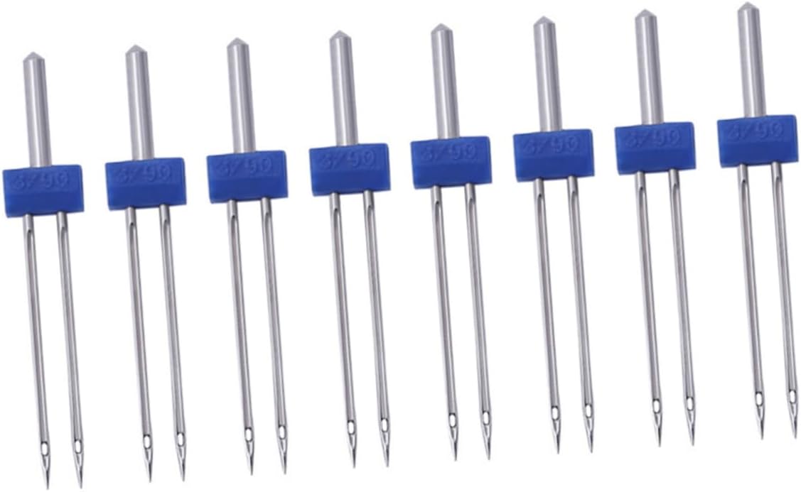 LIFKOME 1bag Twin Needles Kit for Sewing Machine Double Needle Sewing Machine for Embroidery Knit Twin Accessories