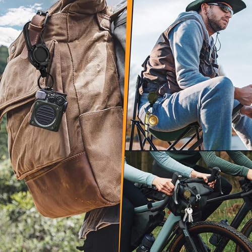 Schlüsselanhänger Ausziehbar 3 Stücke Schlüsselband Ausziehbar Ausweis JoJo Einziehbarer Schlüsselanhänger mit 60cm Stahldrahtseil, Ausweishalter Ausziehbar mit Karabiner (Schwarz+Grün+Khaki)