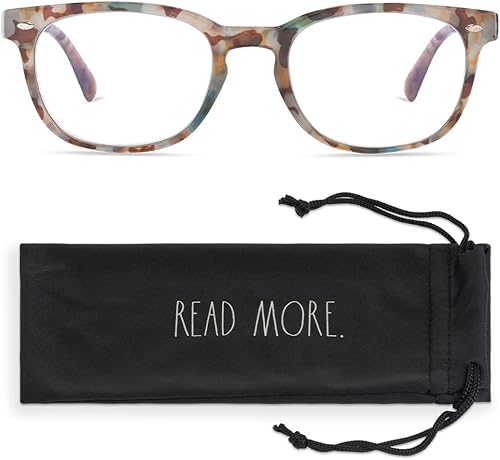 Miniatura 8 de Rae Dunn JUDY - Gafas de lectura con bloqueo de luz azul con funda de microfibra con fuente de firma