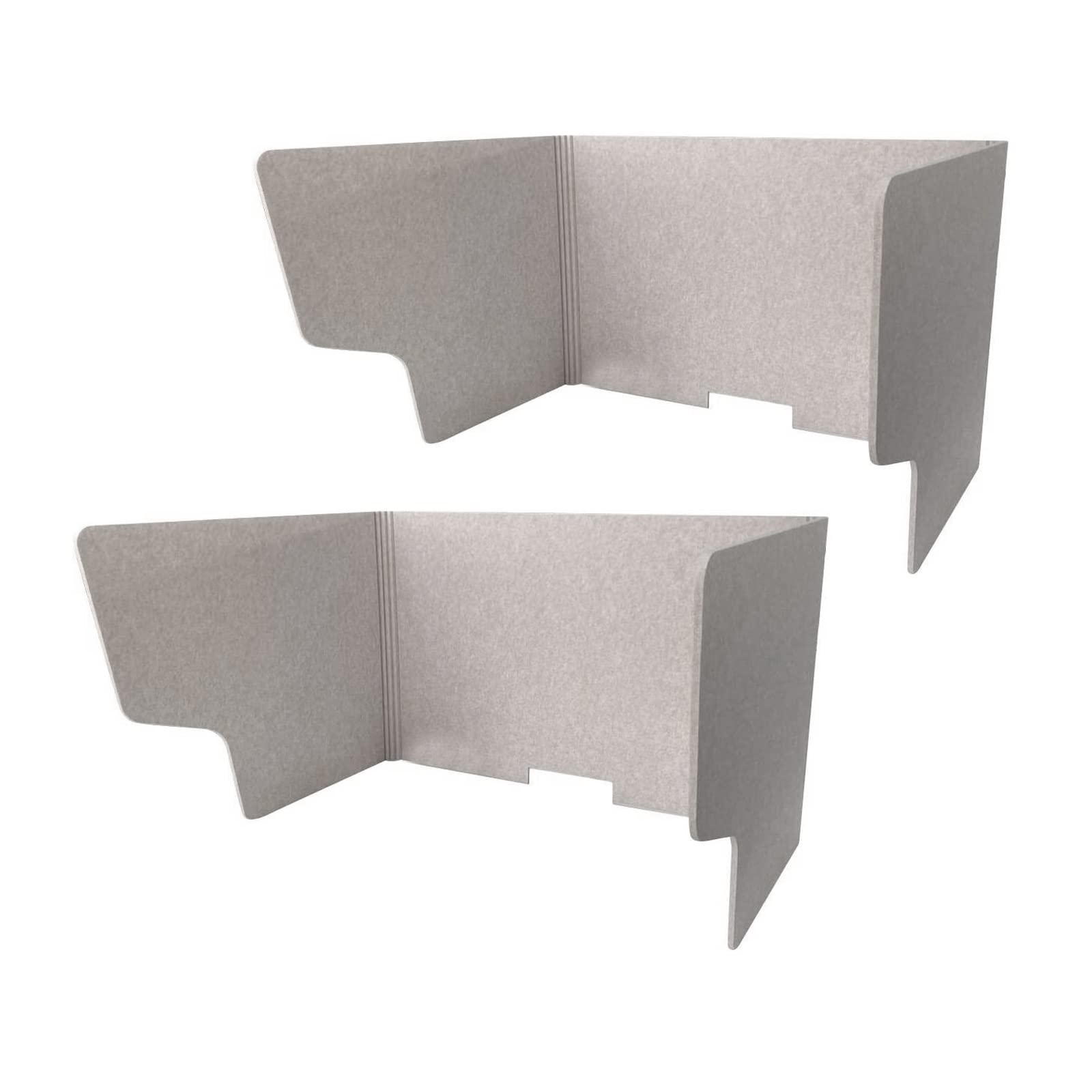 GJZQDKX 2 Pack Portable Privacy Desk Dividers 24"/31"/39" Freestanding Sneeze Guards for Schools and Offices Sound Absorbing Acoustic Partitions Privacy Shields for Desk Office Privacy