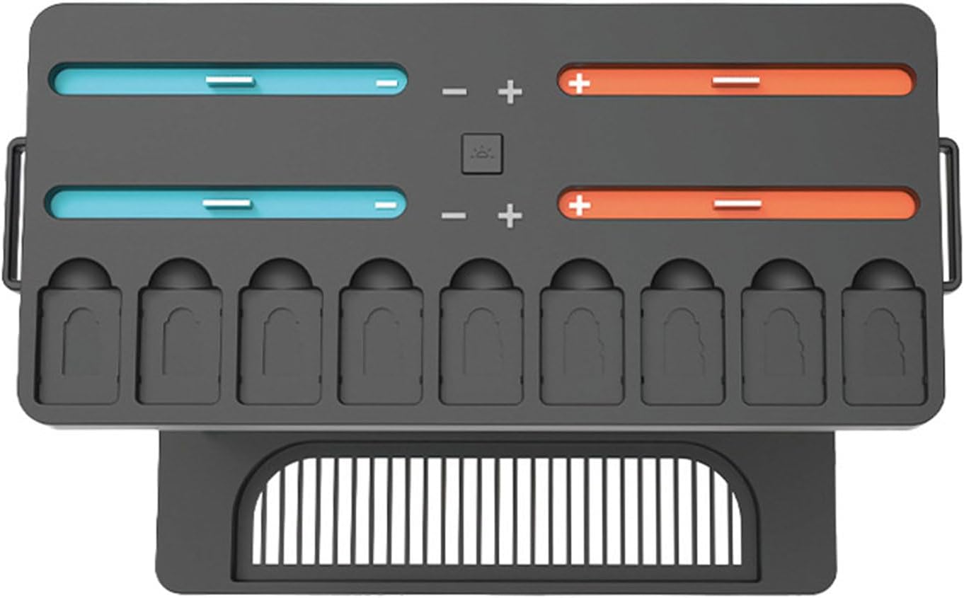 デスクトップ ゲーム アクセサリー オーガナイザー 充電スタンド NS2 ディスク カートリッジ スロット用 LED カラフルな照明