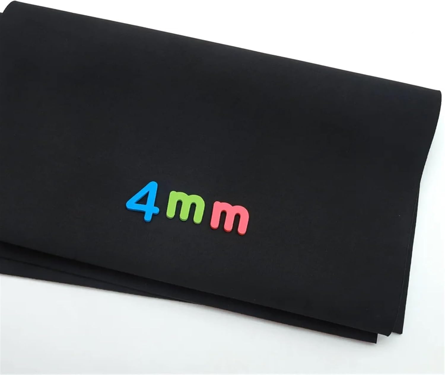 Neoprene Waterproof Fabric 4mm Double Sided Neoprene Sewing Fabric Wetsuit Stretch Waterproof and Windproof Jersey Stretch Tricot Neoprene Fabric(45cm x 30cm)