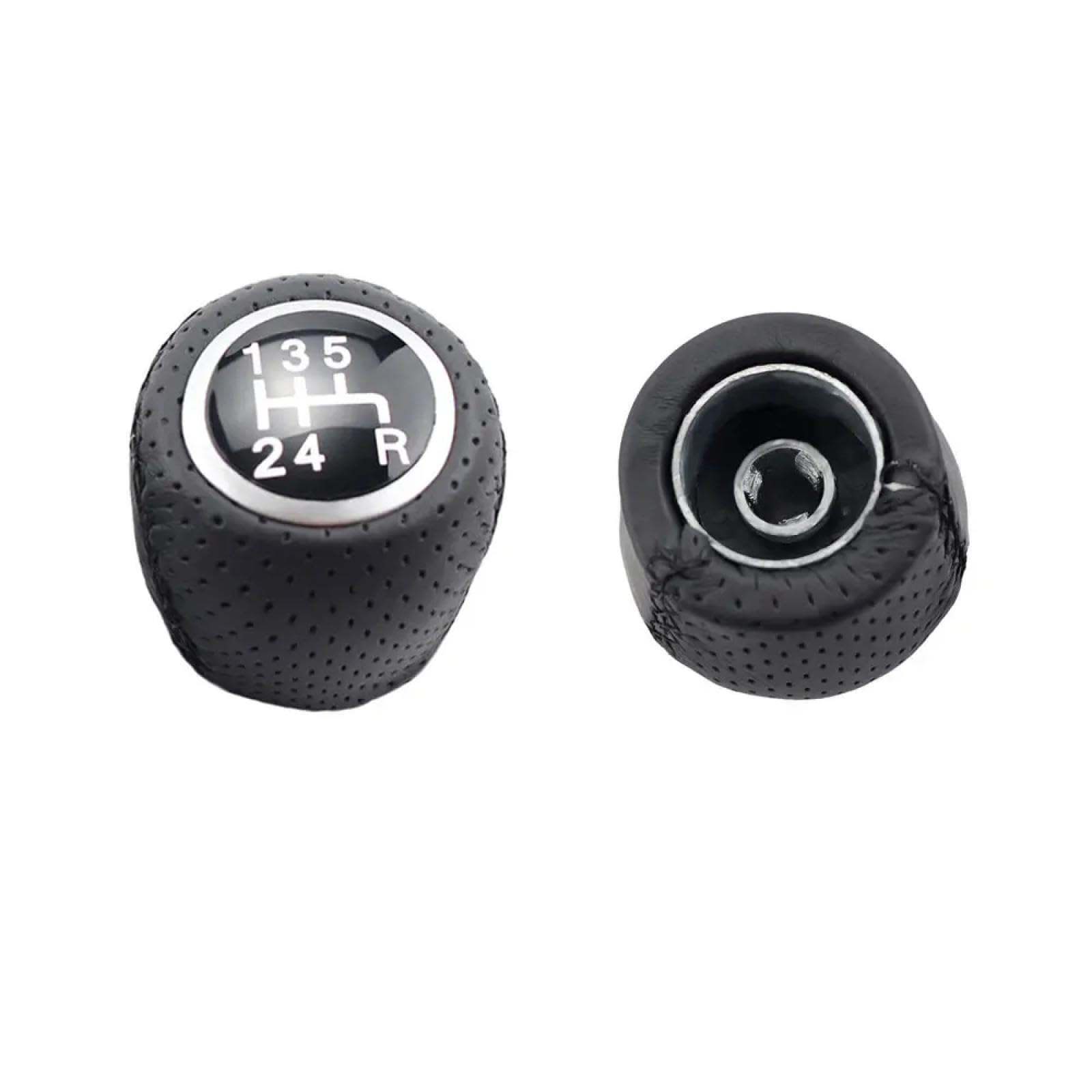 5 6 Speed ​​Car Shift Gałka Shfiter Lever Handball Skórzane Akcesoria Samochodowe, Do Fiata Grande Punto, Do Evo Punto 2012