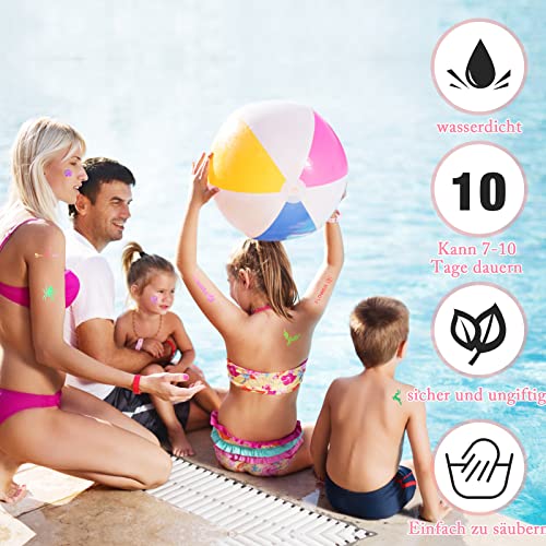 Lictin Glittertattooset tijdelijke tattooset make-up lichaam glitter met 24 glittertubes 117 sjablonen, nieuwe glittertattooset voor kinderen en volwassenen - Image 7