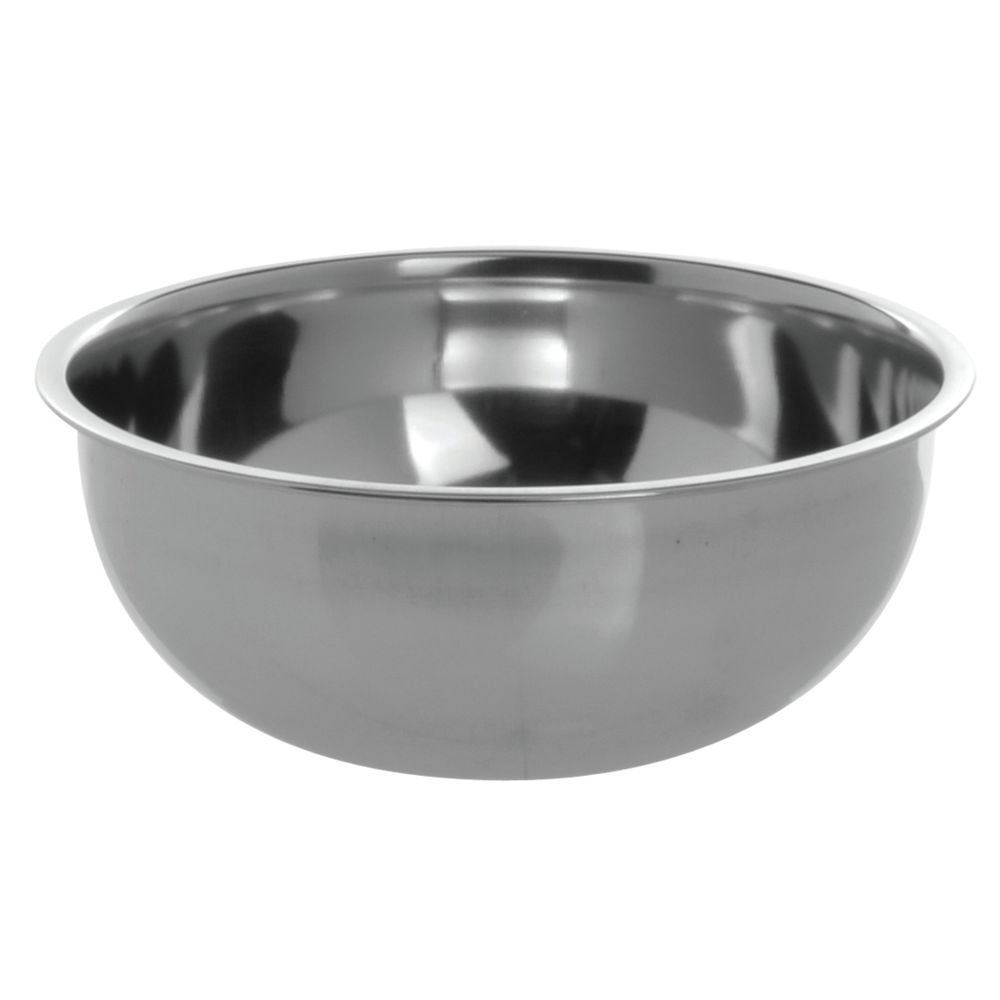 Mixing Bowl 2 Quart 24 Gauge Stainless Steel Stainless - 8 1/2"Dia x 3 1/2"D by HUBERT – 2.0 quarts, Stainless Steel, Silver