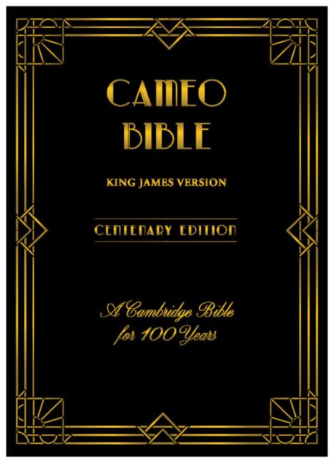 KJV Cameo Centenary Edition, Vintage Golden Brown Calfskin Leather, Full Yapp, KJ457:XRLY